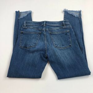 DL1961 Margaux Instasculpt Ankle Skinny Crawford 25 (Act 26W 26L) Raw Hem Jeans